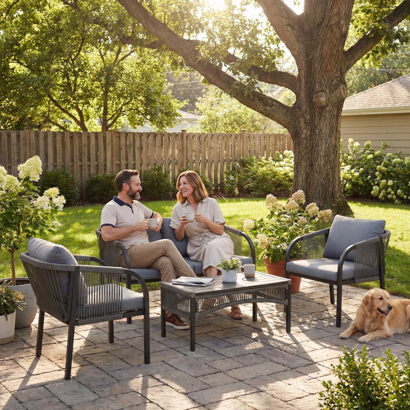 Rattan Sofa Set