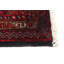 Tapis crème / rouge en laine noué à la main de conception unique 3 pi 7 po x 6 pi 9 po New Age