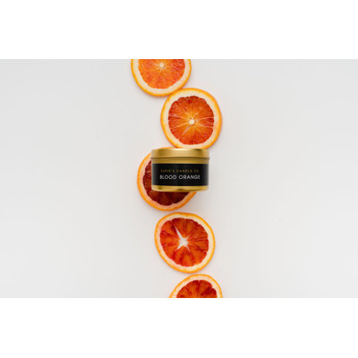 Blood Orange Scented Travel Size Candle