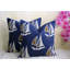 Housse de coussin en coton brodé Harmon