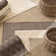 Tapis en sisal tissé naturel Wave