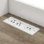 Bakers Rack Mini Fridge Cabinet Stand With Power Outlet