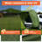 Yescom SUV Tents for Camping Hatchback Tent Tailgate with Awning Sun Shade Car Tent with Poles Mesh Net Waterproof Outdoor Travel MPV Van CUV-112546885