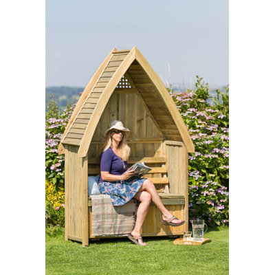Groton Solid Wood Outdoor Bench