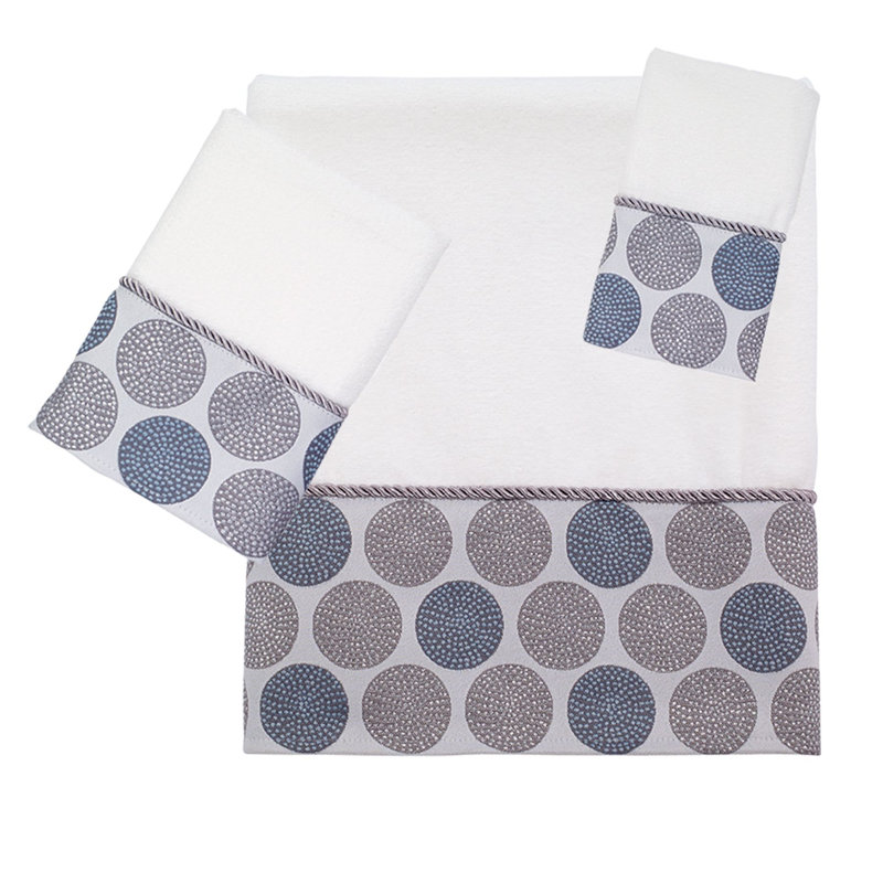 100% Cotton Midweight Waffle Fingertip Towel, White