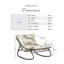 Sajata Garden Lounge Rocking Chair - Modern Style Patio-427969877