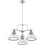 Lustre en nickel brossé 3 lumières Grant