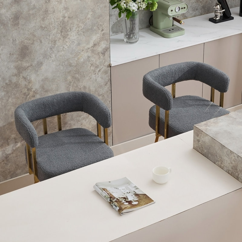 Chaise décorative moderne TS, Gris
