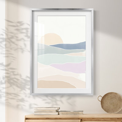 Vague Tableau I - Impression encadrée