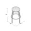 Tabouret pivotant80280 Misha-92218331-92218307-92218317