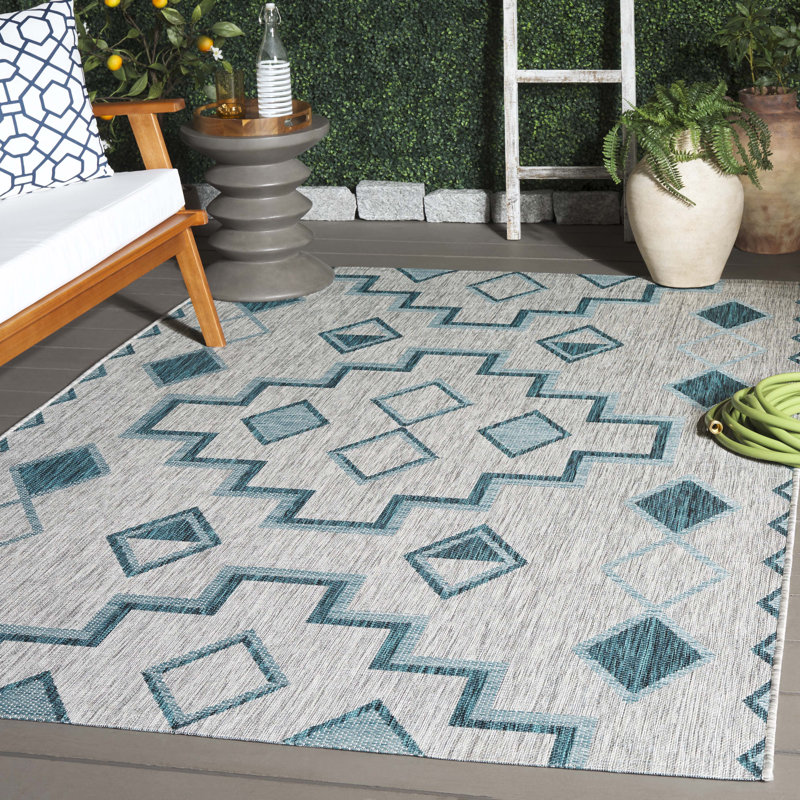 Tapis intérieur / extérieur Amarien, Tapis de couloir 2 pi 3 po x 8 pi