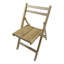 Ensemble de 4 chaises pliantes en bois à lattes pour événements spéciaux