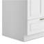 Cardinal - Armoire à linge 28 po avec robinet et évier en acier inoxydable - blanc