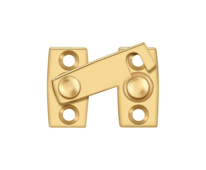 Deltana SB3058CR003 Shutter Bar/Door Latch 1-1/8" in PVD Polished Brass, PVD Polished Brass