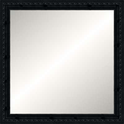 Glossy Black Gallery Mirror
