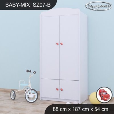 Baby 4 Door Wardrobe