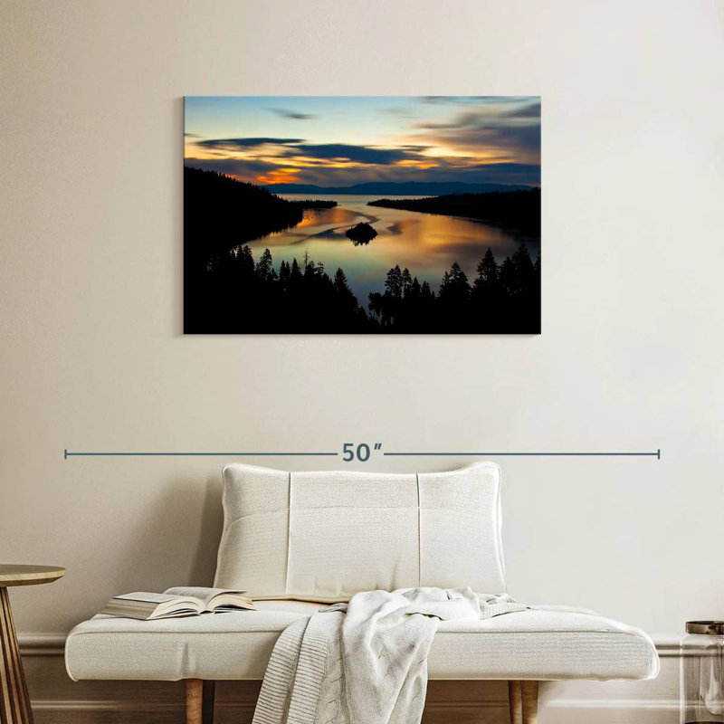 Alvord Emerald Bay au lac Tahoe, H 24 po x l 36 po