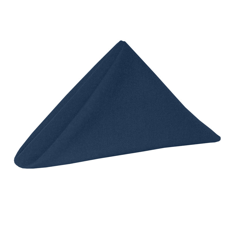 Ensemble de serviettes 12 pièces, Bleu marine, 17 po x 17 po
