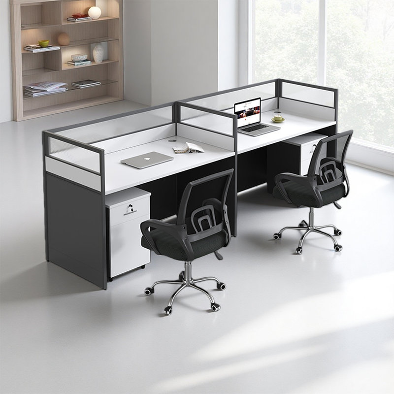 Rectangle 2 Person Office Cubicle Desk