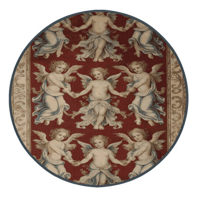 Tapis brun français lavable à la machine