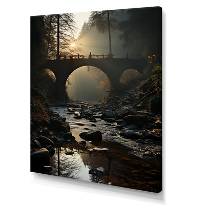 «Bridges Mimalisme Scenery III», reproduction sur toile