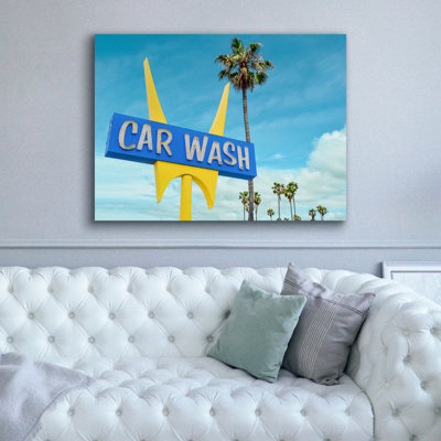 «5 Points Car Wash» par Carlos Vargas, art mural sur toile