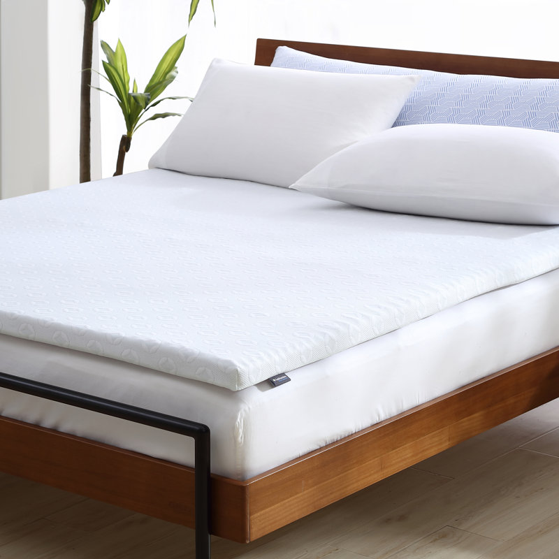 Lavender Infused 2'' Memory Foam Queen Mattress Topper