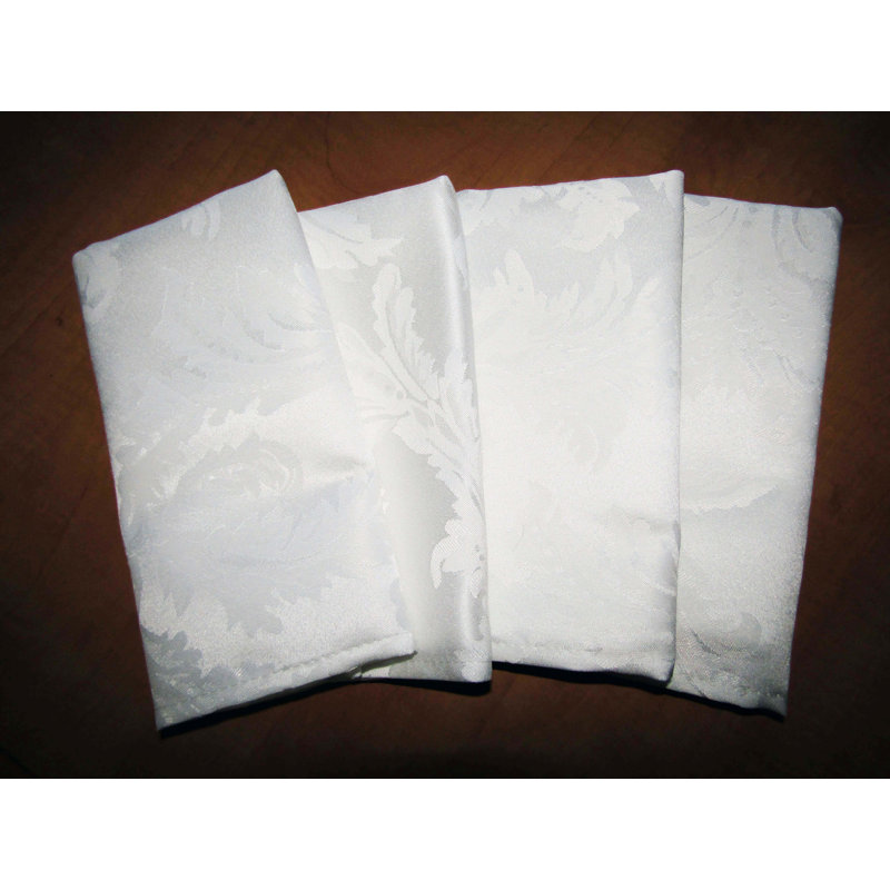 Ensemble de serviettes 4 pièces Casarez Feathers, Blanc