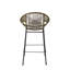 De 2 faux pour patio extérieur, fabriqués en PE de haute qualité, sièges ergonomiques, motif tissé élégant, utilisation polyvalente, cadre de patio, PE, détails exquis, cadre, réglages multiples appropriés-988409234