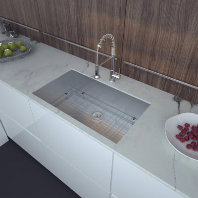 32'' L Single Bowl Stainless Steel Kitchen Sink