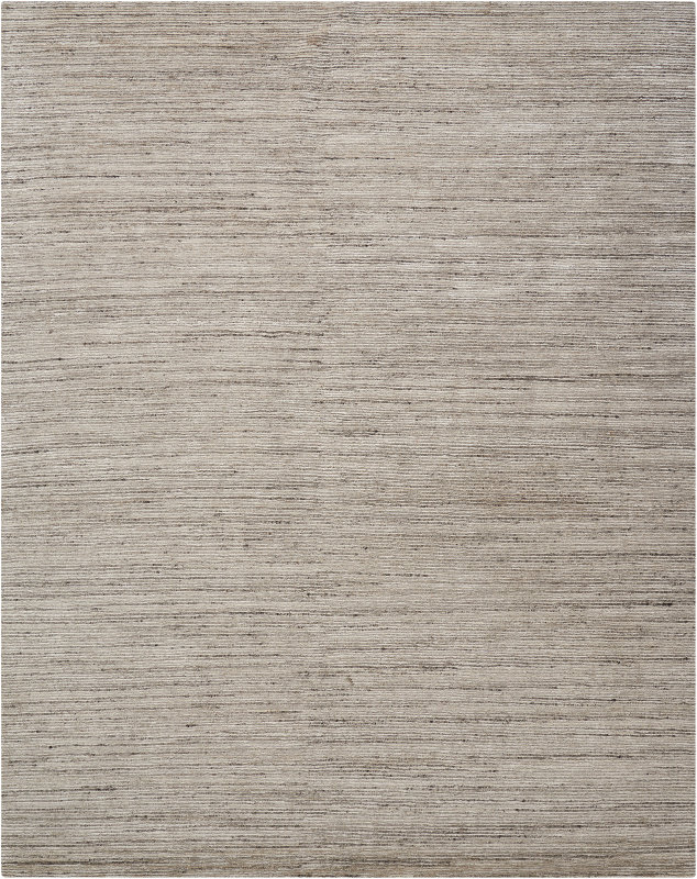 Carter Hand-Knotted Sand Area Rug, Rectangle 7'9" X 9'9"