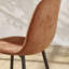 Sumra Set Of 4 Denim Blue Chenille Upholstered Dining Chairs-121257423