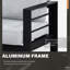 Canapé d'extérieur tout en aluminium pour 2 personnes toutes saisons, canapé de patio surdimensionné en métal avec assise profonde de 27,5 po et accoudoirs larges de 3,2 po, causeuse extérieure avec coussins en oléfine résistants aux intempéries pour la cour, le jardin et la terrasse-88452404