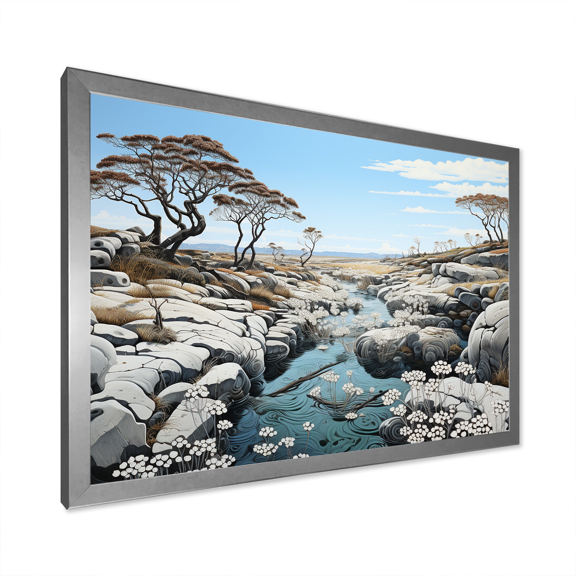 Millwood Pines Wild River Landscape - Landscape Canvas Art Print | Wayfair