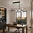7 - Light Black LED Dimmable Linear Kitchen Island Pendant