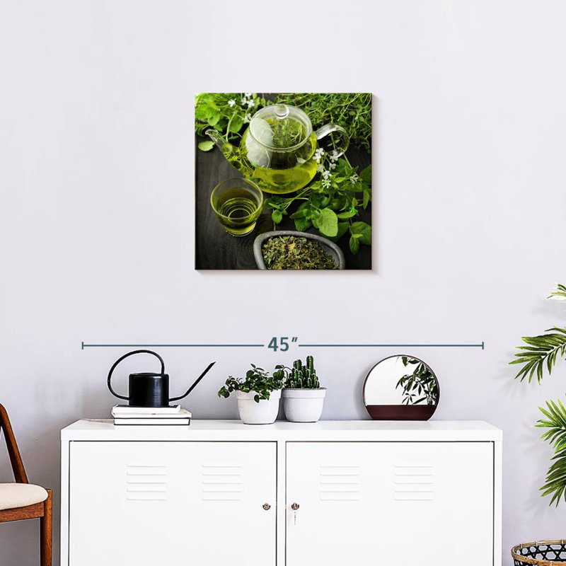 Arney Leafy Green Tea, 20" H x 20" W