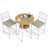 37.98" H  3-Piece Round Wooden Top Bistro Dining Set-1859065841-1858169910