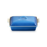 Le Creuset Heritage Stoneware 4 Qt. Rectangular Casserole with Lid