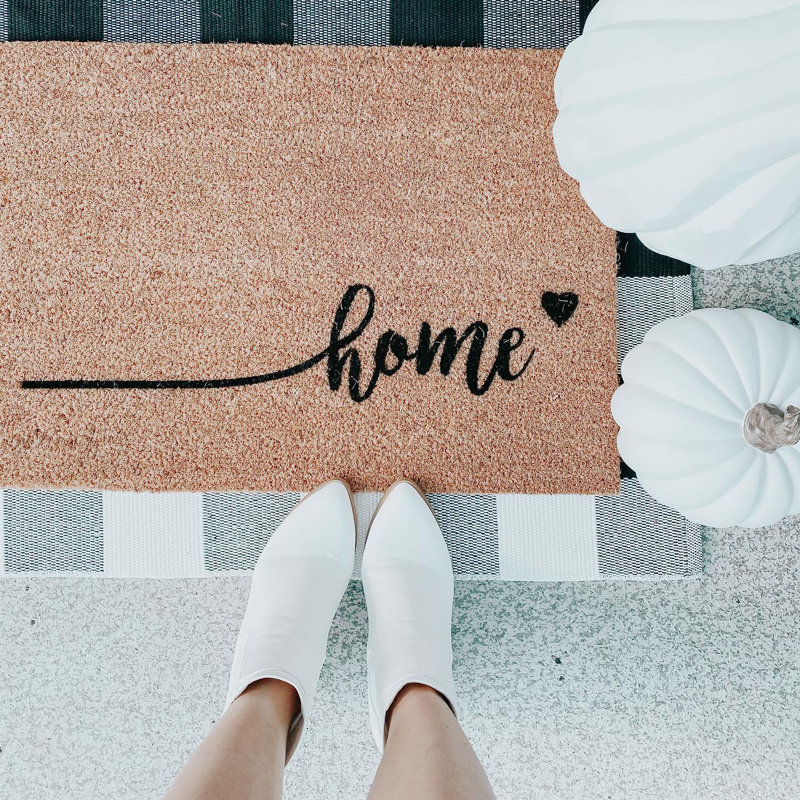Tapis d'entrée antidérapant Estra Home Heart, L 18 po x L 30 po