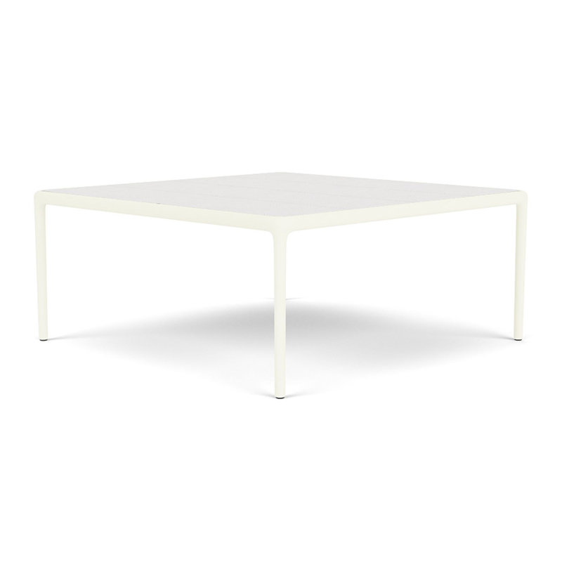 Otti Square Coffee Table, Bone/Eggshell