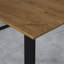 Ajahni Oak Metal Base Dining Table-635181025-635181026