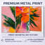 Tropical Bouquet of Palms - Botanical 3 panneaux, impression murale en métal-129081929