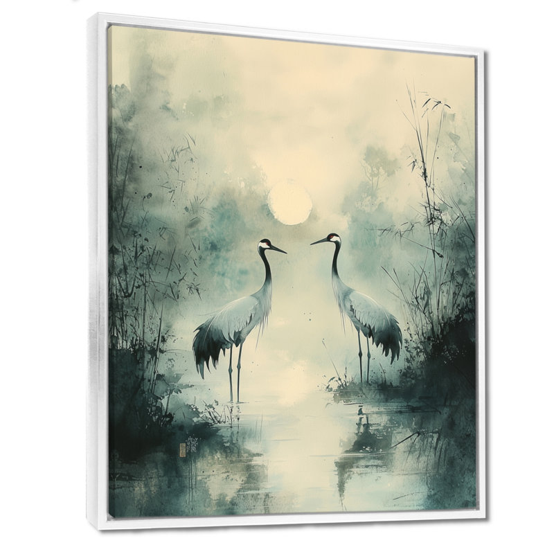 Lavine - Animals Wall Art Living Room, Impression encadrée flottante, H 20 po x l 12 po, Blanc
