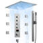 Système de douche thermostatique à DEL Mood Lighting, robinet de douche à pluie de plafond 16 "avec valve en laiton-82331432
