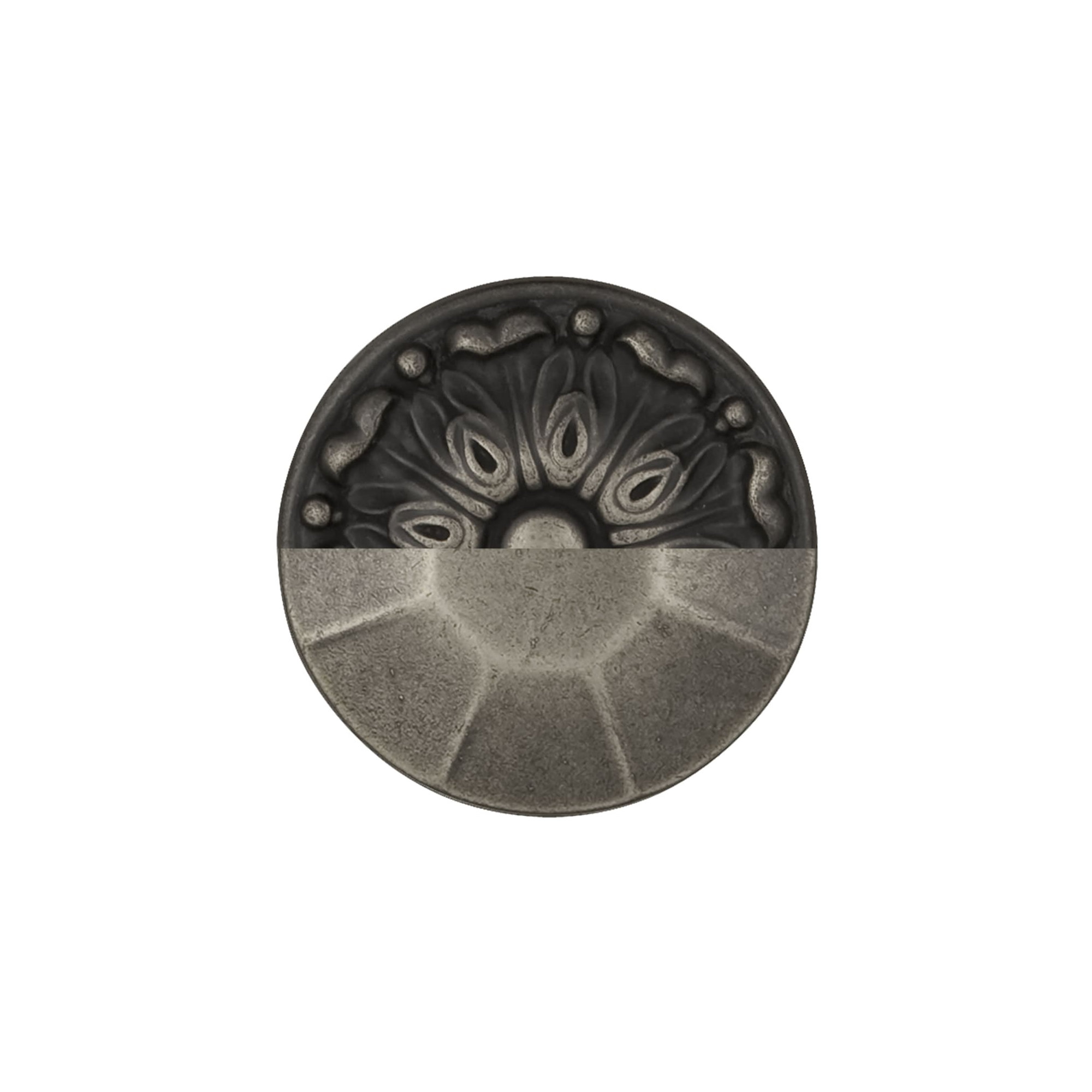 Manor House Drop Handle Pull, Silver Stone