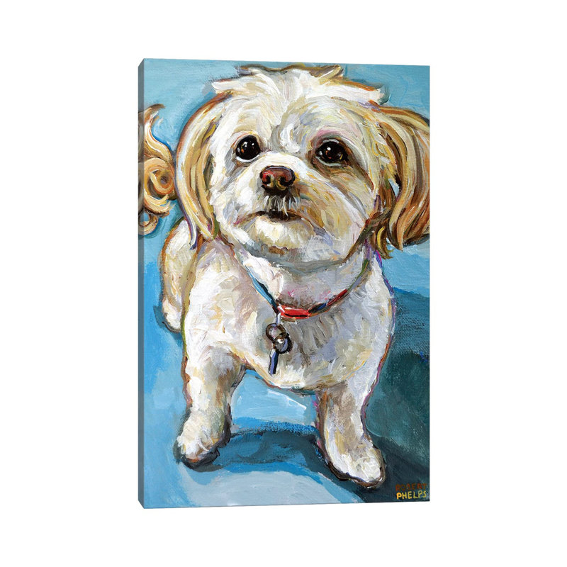 Murphy The Maltipoo by Robert Phelps - Wrapped Canvas Painting, 66.04 cm H x 45.72 cm W x 1.91 cm D