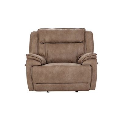 Fauteuil inclinable électrique oscillant Hochstetler, Derby Fauve
