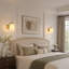 Applique murale avec abat-jour en tissu pour chambre à coucher Farmhouse-889776616-982354771