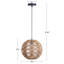 Luminaire suspendu sphère 1 lumière Zeferino