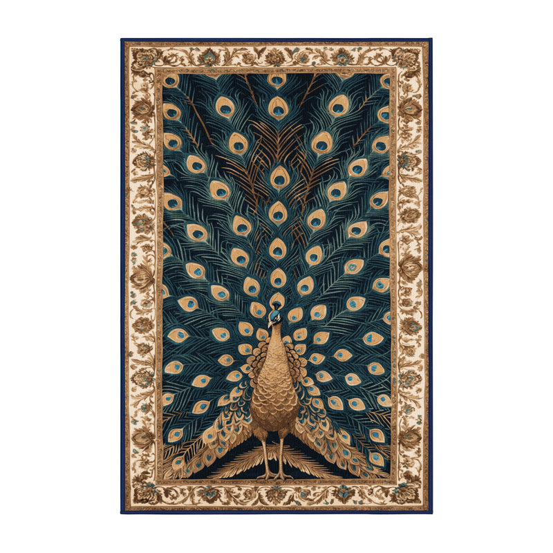 Tapis bleu lavable à la machine, Tapis de couloir 2 pi x 4 pi